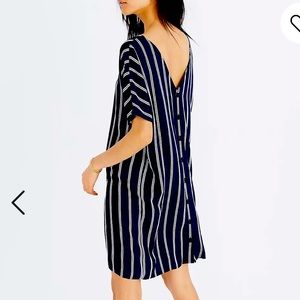 Madewell Striped Plaza Dress, XL